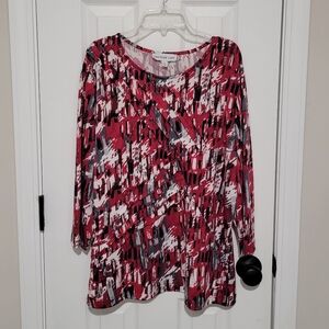 Southern Lady Dark Pink Blouse (Sz M)